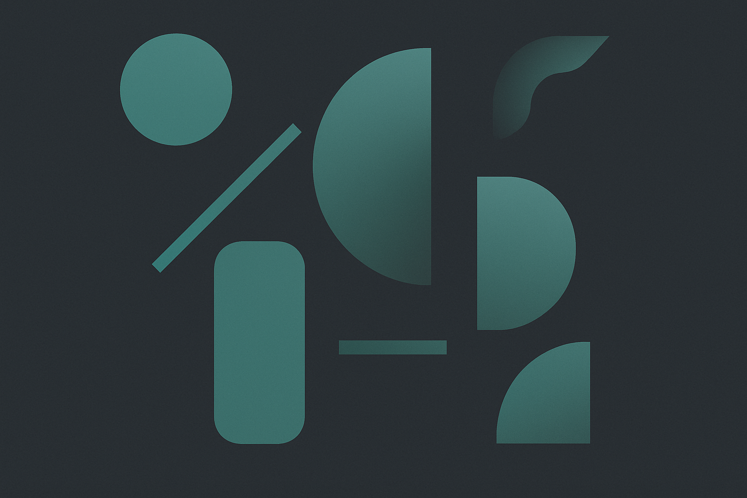 #3d8275 and dark grey background